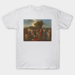 The Baptism of Christ by Nicolas Poussin T-Shirt